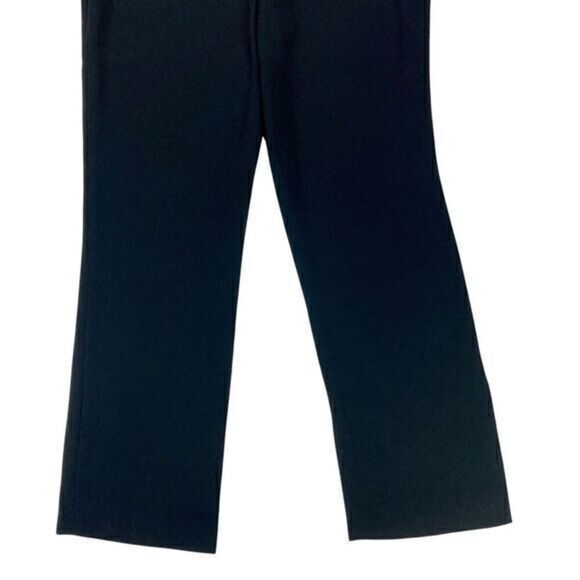 Badgley Mischka Dress Pants Womens Sz 10 Black Sequin Waist Straight Leg Trouser - Picture 7 of 14